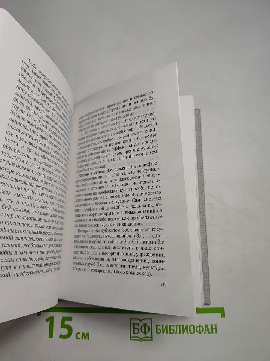 Социальная политика: Толковый словарь