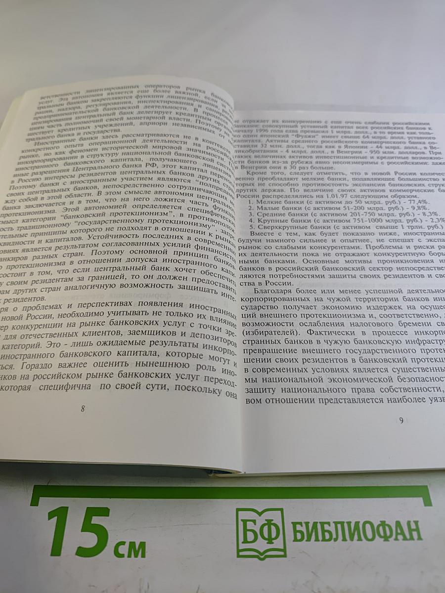 Иностранные банки в новой России: Проблемы и перспективы. Выпуск 1 (21)