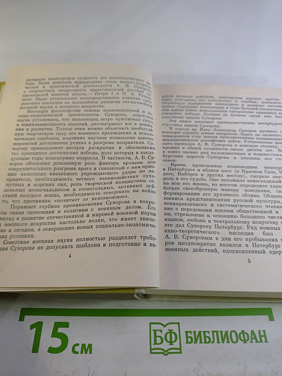 Суворов в Петербурге