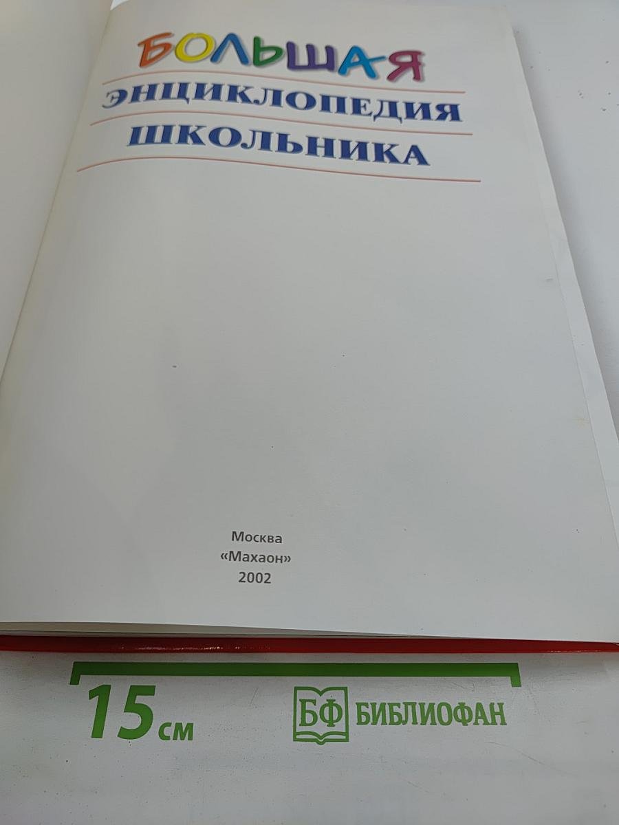 Большая энциклопедия школьника