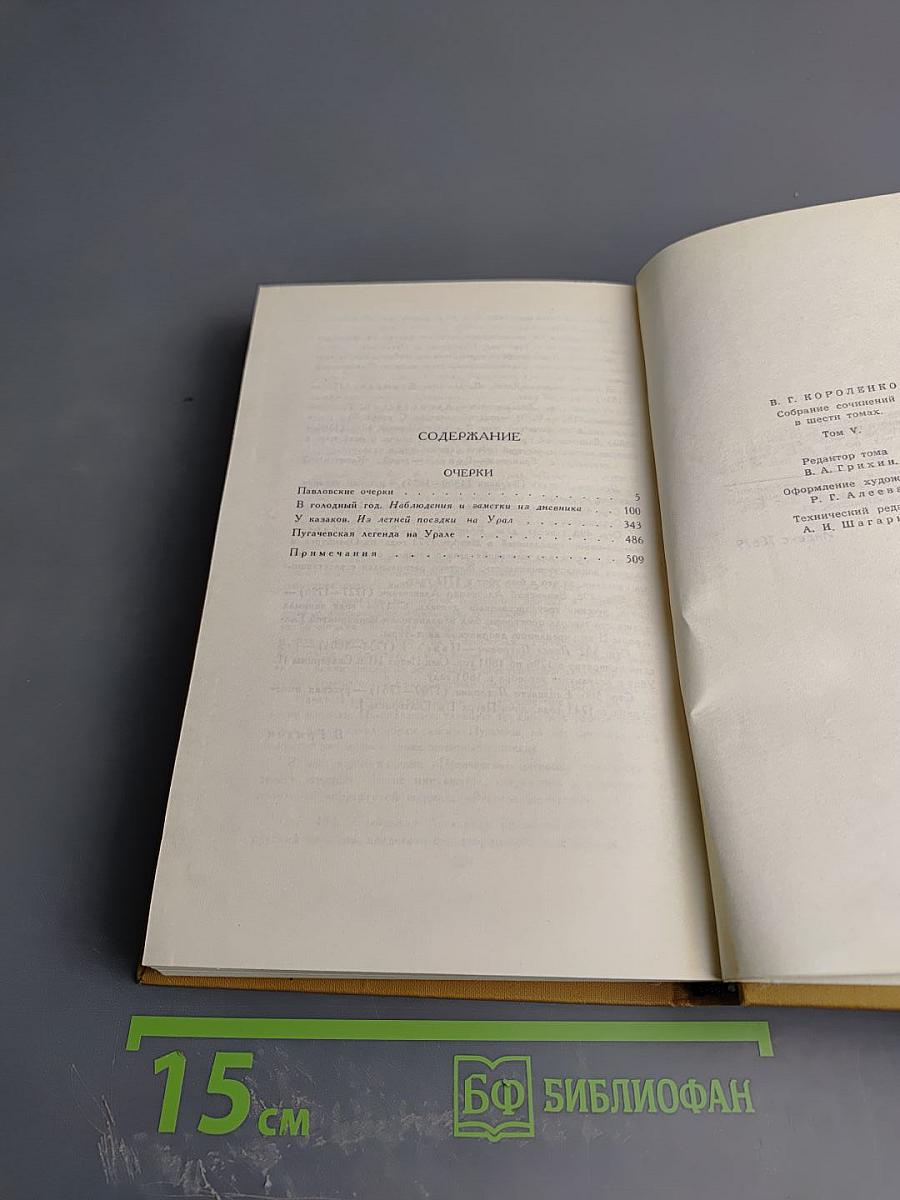 Собрание сочинений в шести томах. Том 5. Очерки