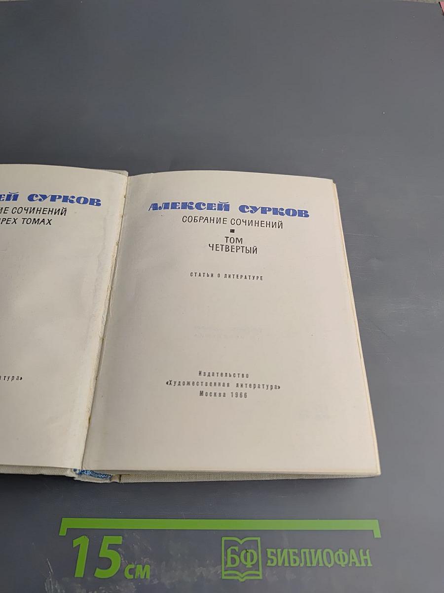Собрание сочинений. Том четвертый. Статьи о литературе