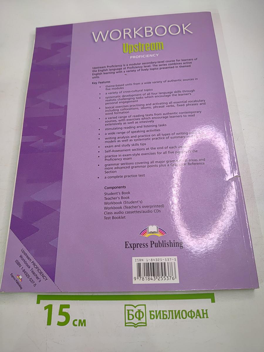 Upstream Proficiency Workbook Teacher's Book