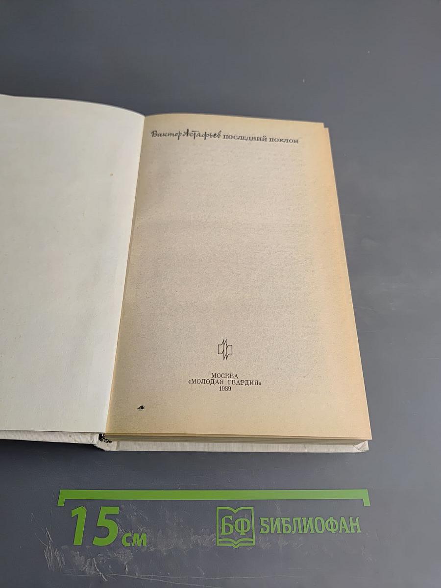 Последний поклон. Книга 2