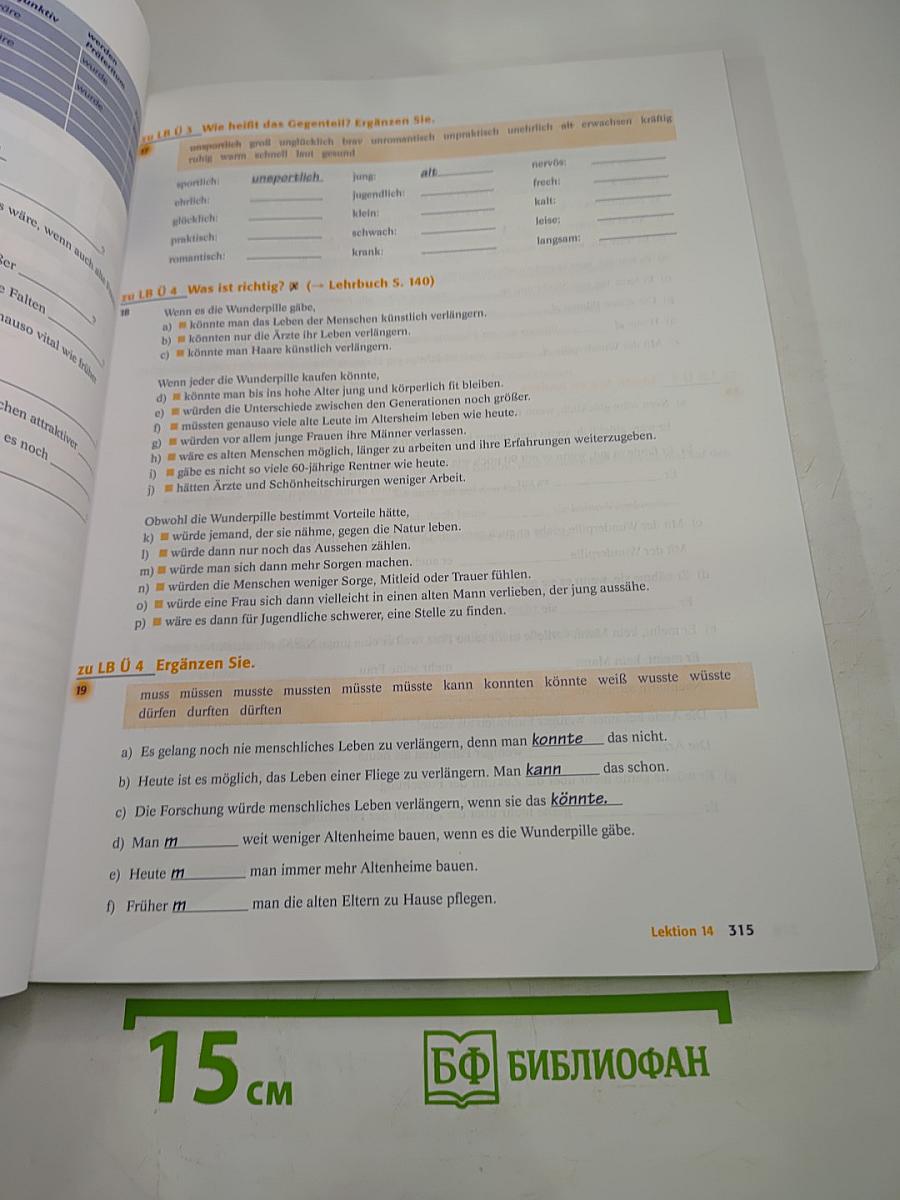 Delfin Arbeitsbuch, Zweibändige Ausgabe, Teil 2, Lektionen 11–20