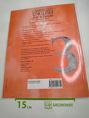 Cambridge English for schools Workbook Three