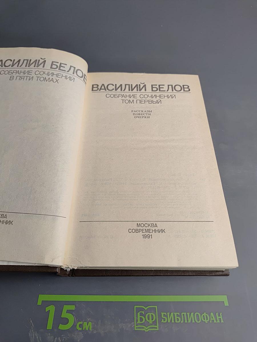 Собрание сочинений. Том первый: Рассказы, повести, очерки