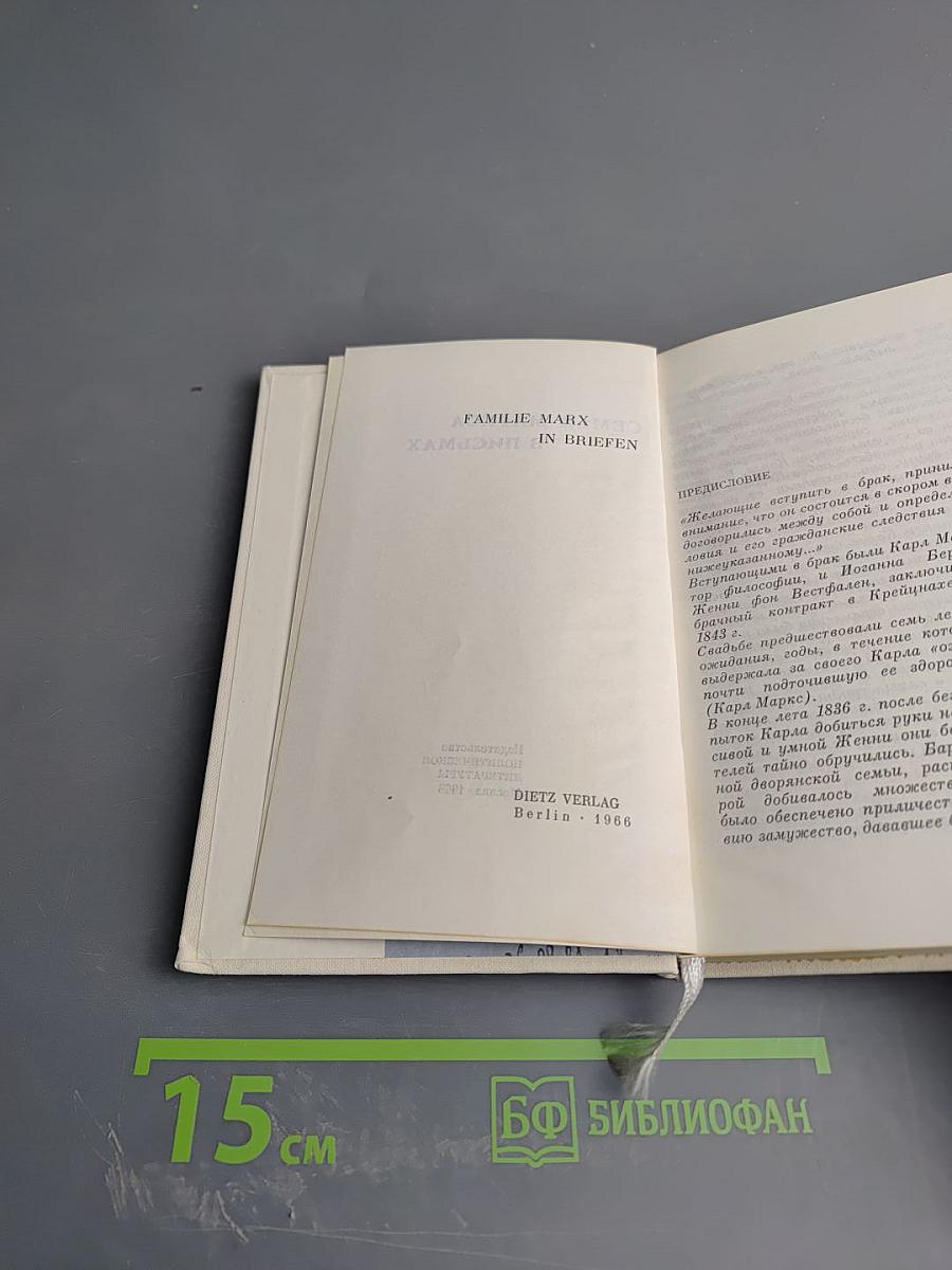 Семья Маркса в письмах