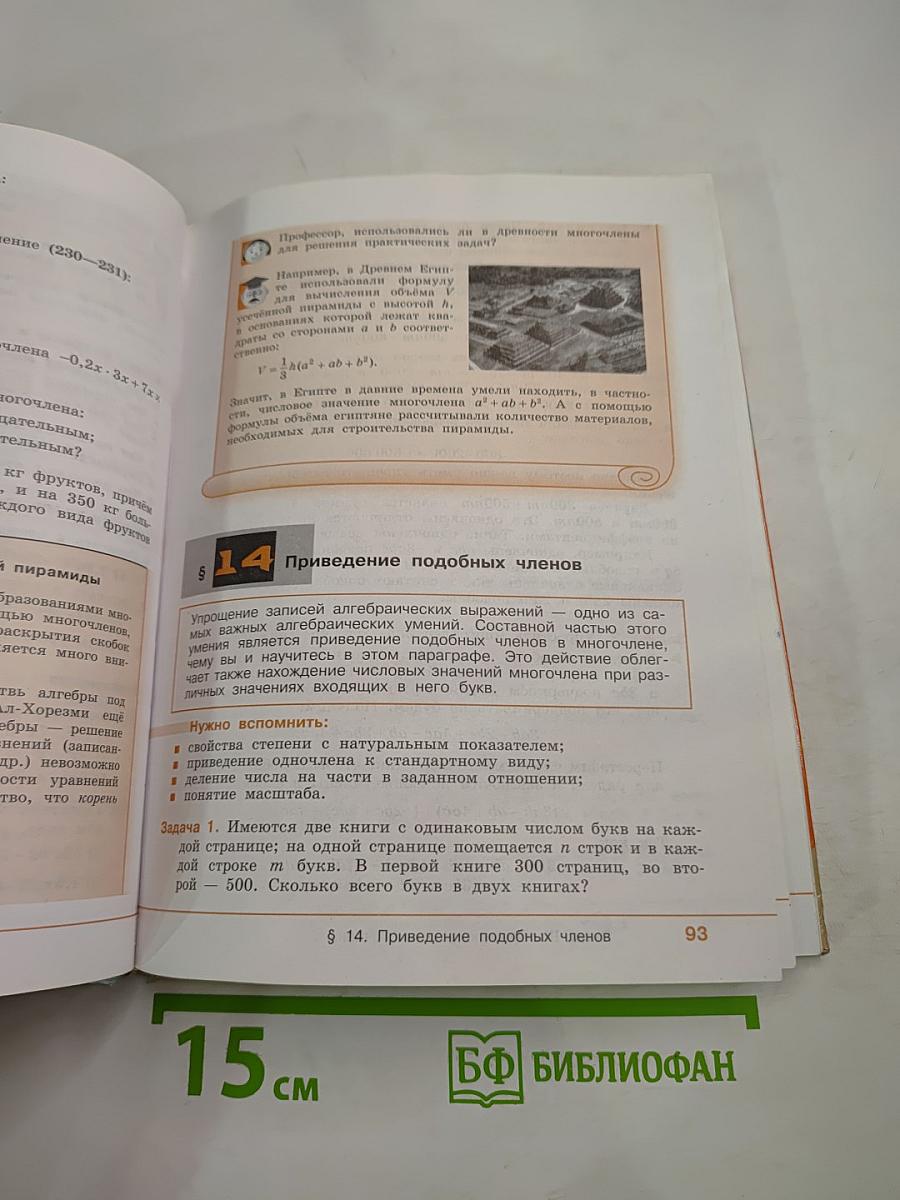 Алгебра 7 класс