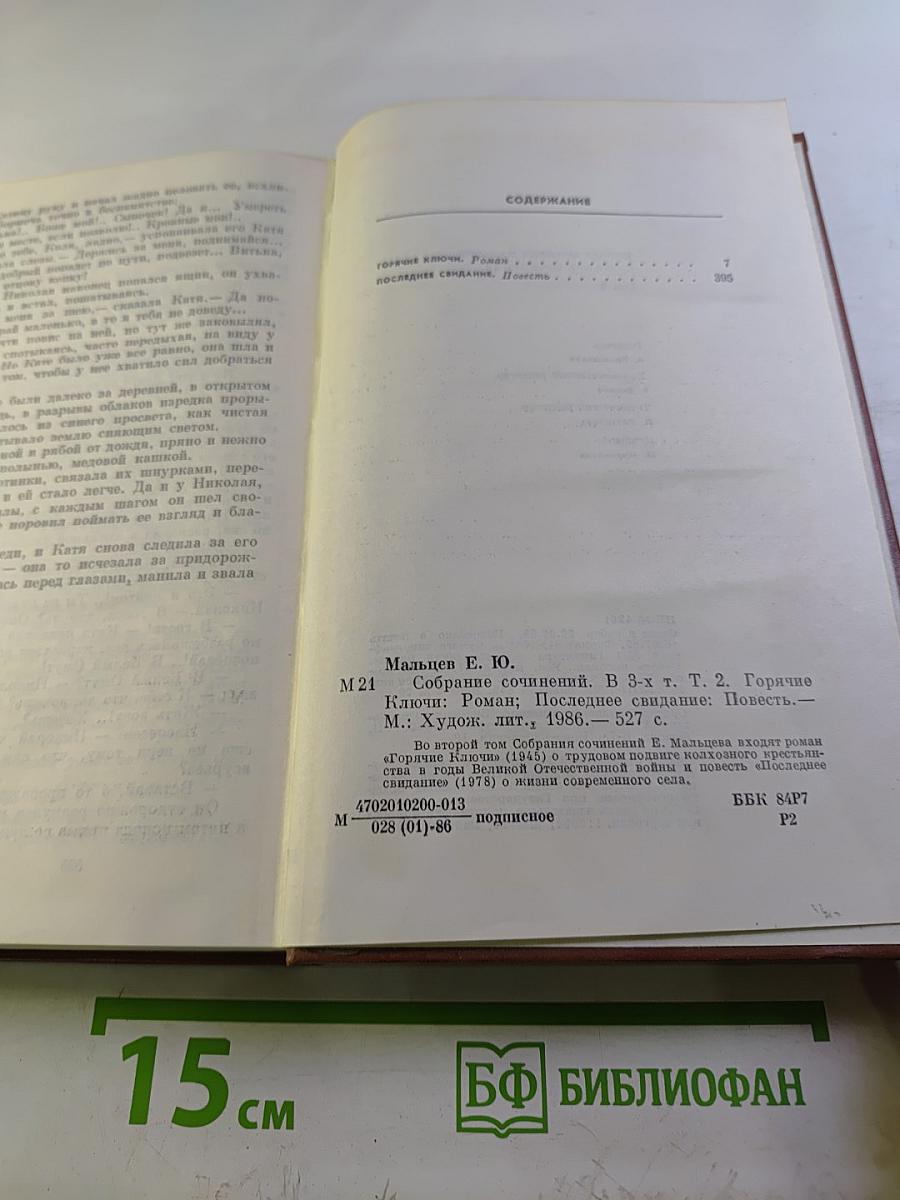 Собрание сочинений. Том 2. Горячие ключи. Последнее свидание