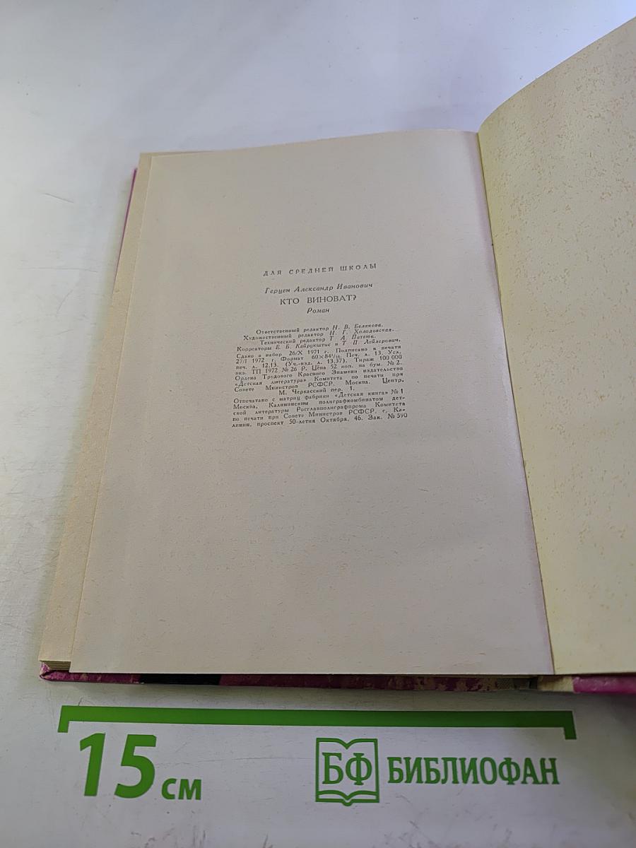 Кто виноват?