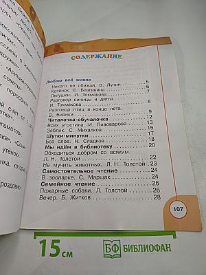 Литературное чтение. 1 класс. Часть вторая