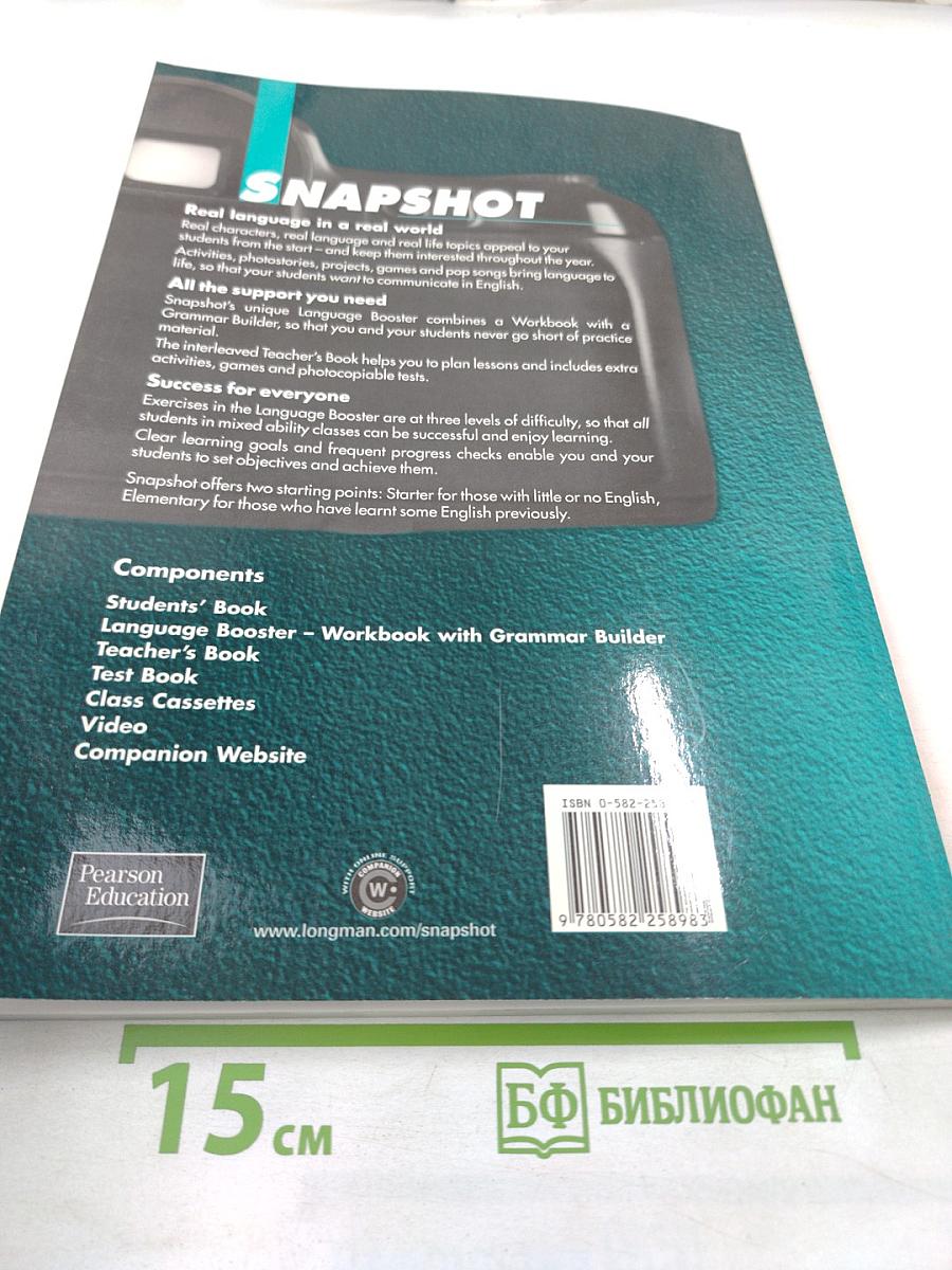 SNAPSHOT Elementary Language Booster Workbook with Grammar Builder