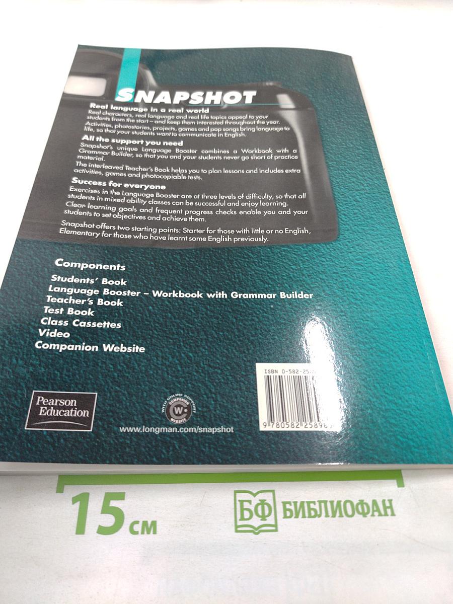 SNAPSHOT Elementary Language Booster Workbook with Grammar Builder