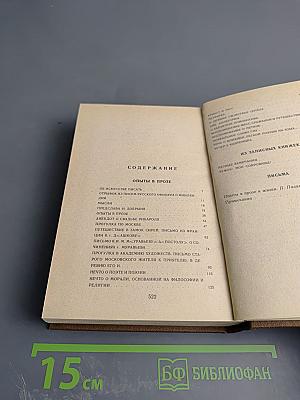 Опыты в прозе