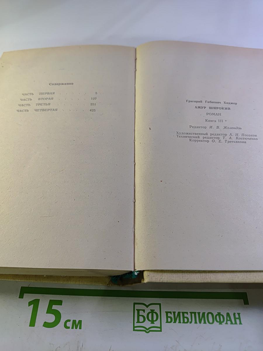 Амур Широкий. Книга III
