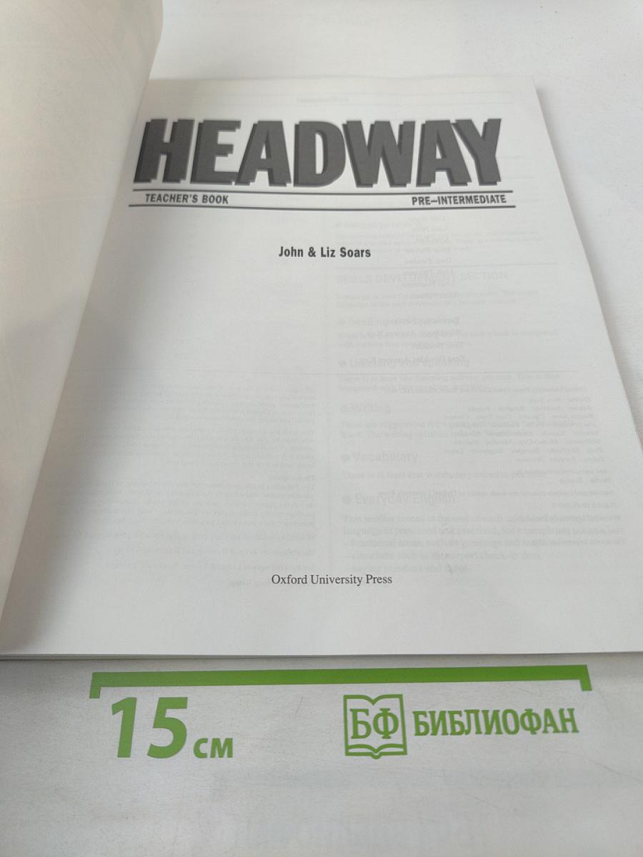 Headway Pre-Intermediate Teacher's Book
