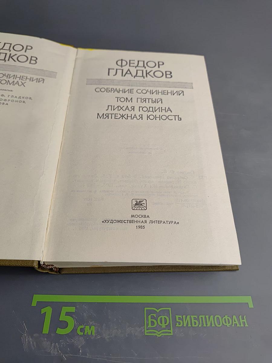 Собрание сочинений. Том пятый: Лихая година, Мятежная юность