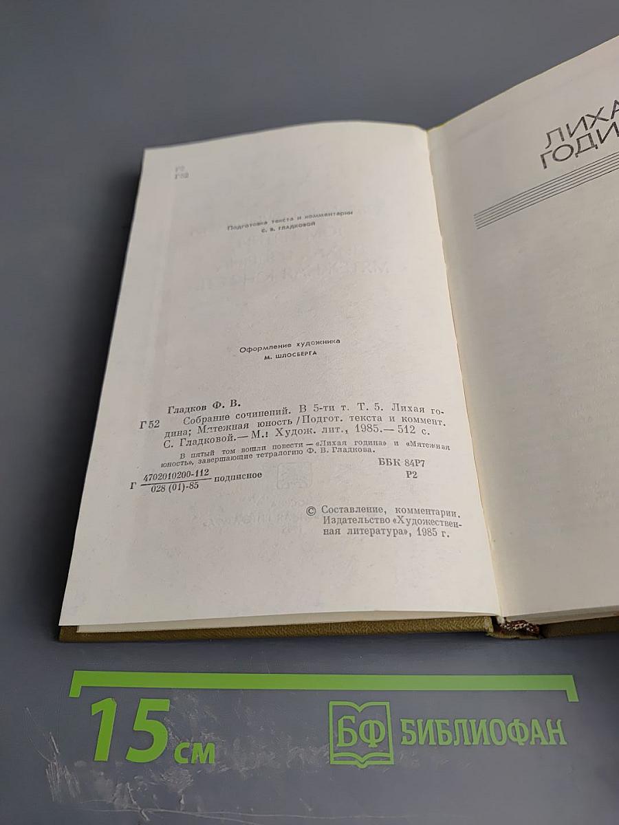 Собрание сочинений. Том пятый: Лихая година, Мятежная юность