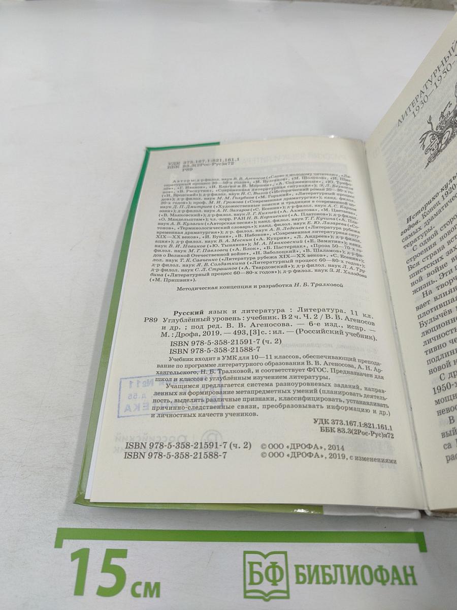 Литература 11 класс, часть 2