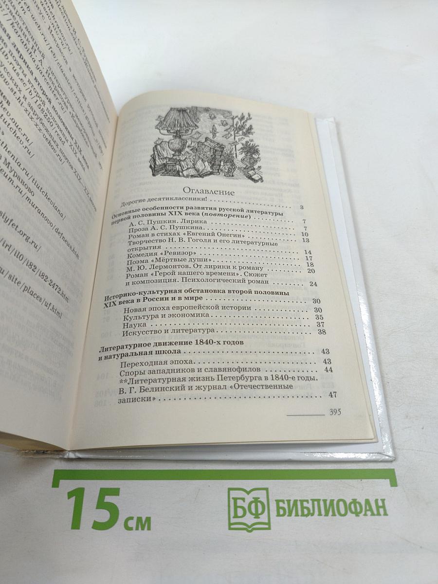 Литература. 10 класс. Часть 1. Углубленный уровень