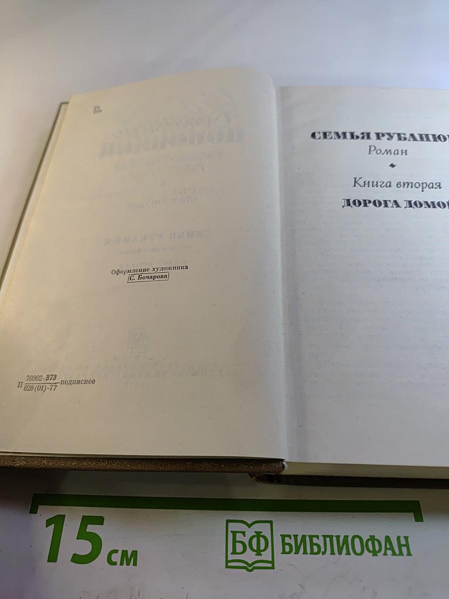 Семья Рубанюк. Книга вторая: Дорога домой