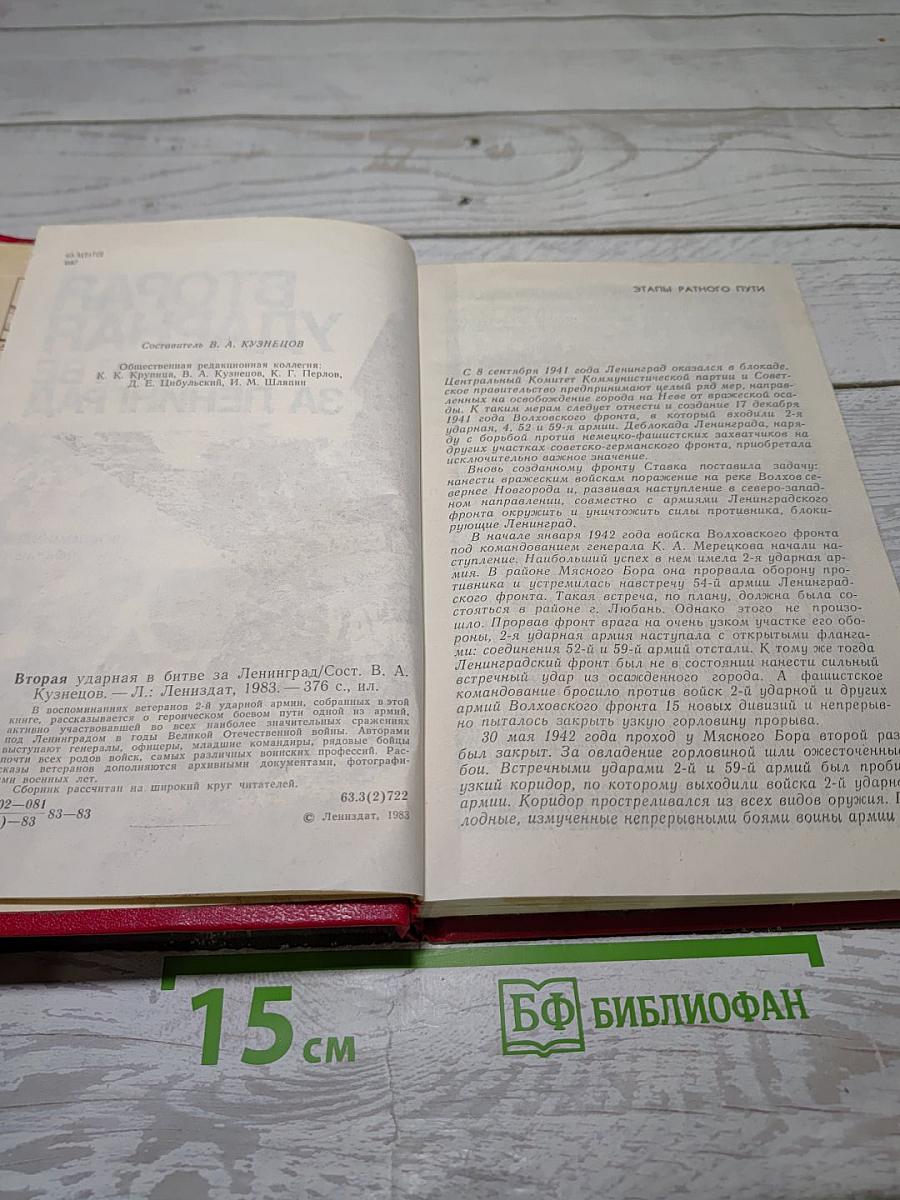 Вторая ударная в битве за Ленинград