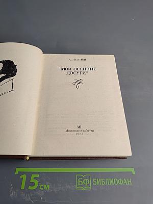 Мои осенние досуги