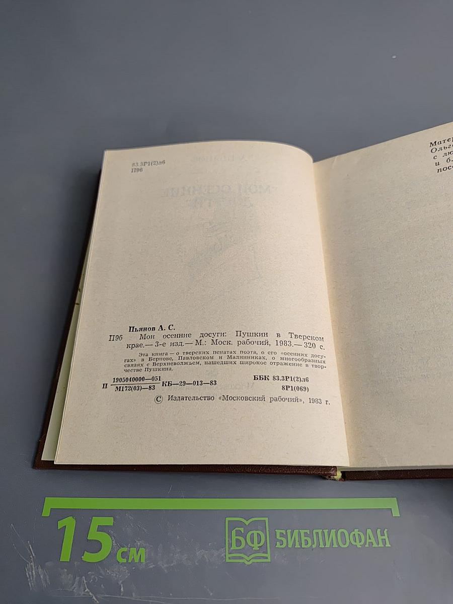 Мои осенние досуги