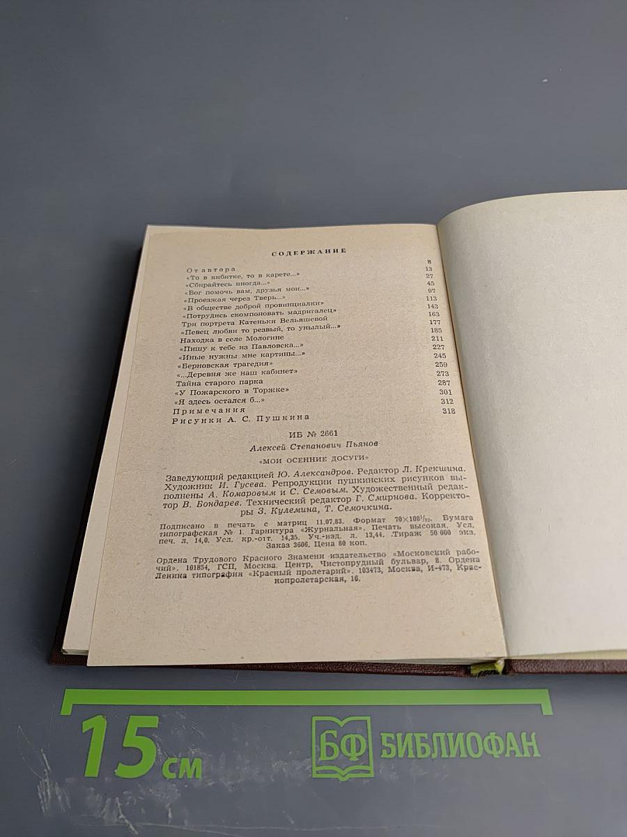 Мои осенние досуги