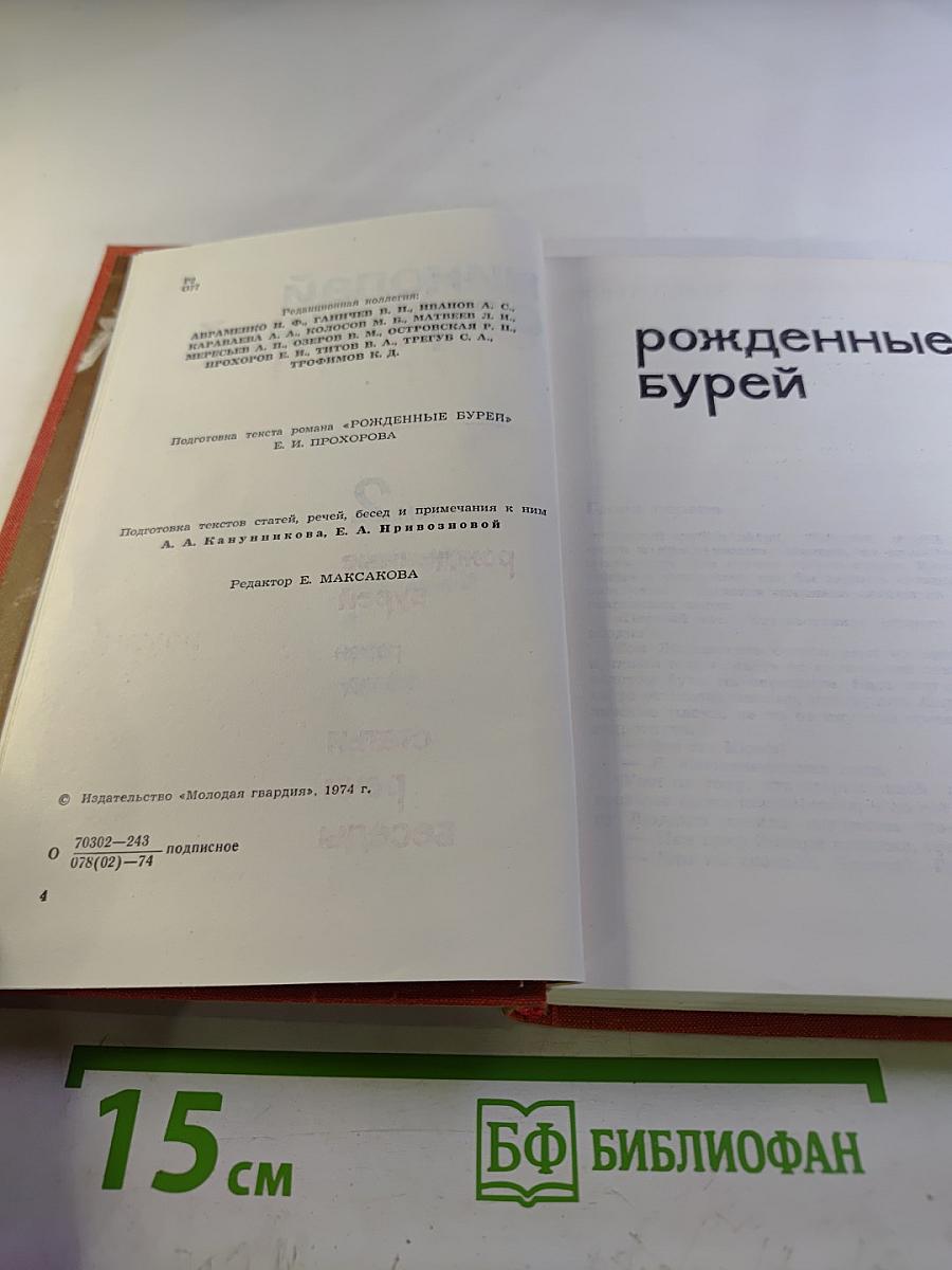 Собрание сочинений. Том 2. Рожденные бурей. Статьи, речи, беседы