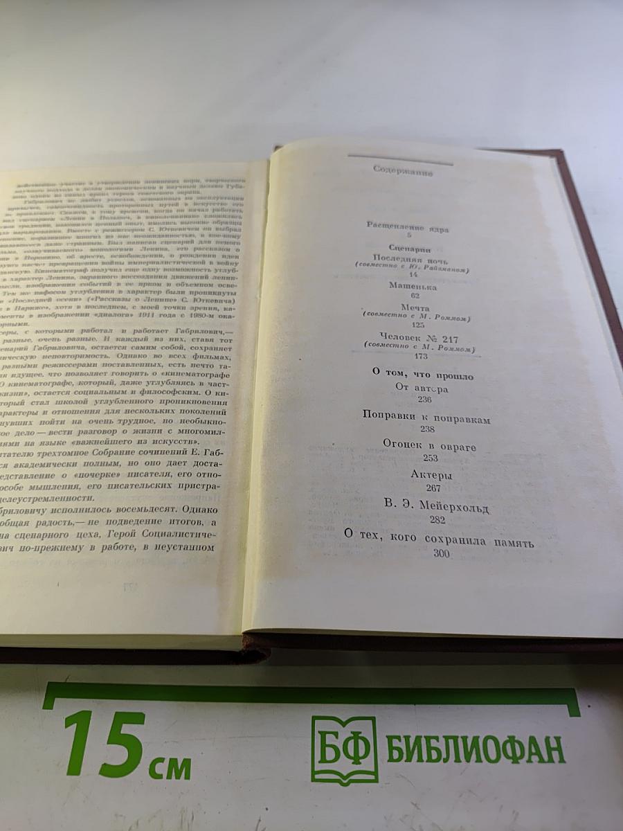 Избранные сочинения. Том 1. Сценарии. О том, что прошло