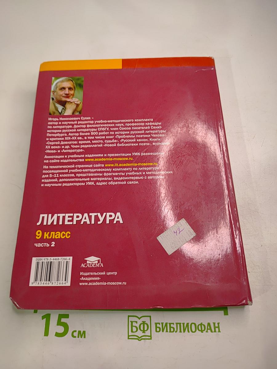 Литература. Учебник для 9 класса. В двух частях. Часть 2