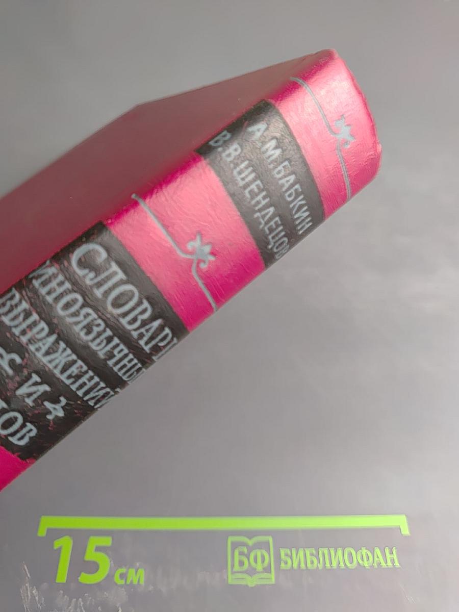 Словарь иноязычных выражений и слов