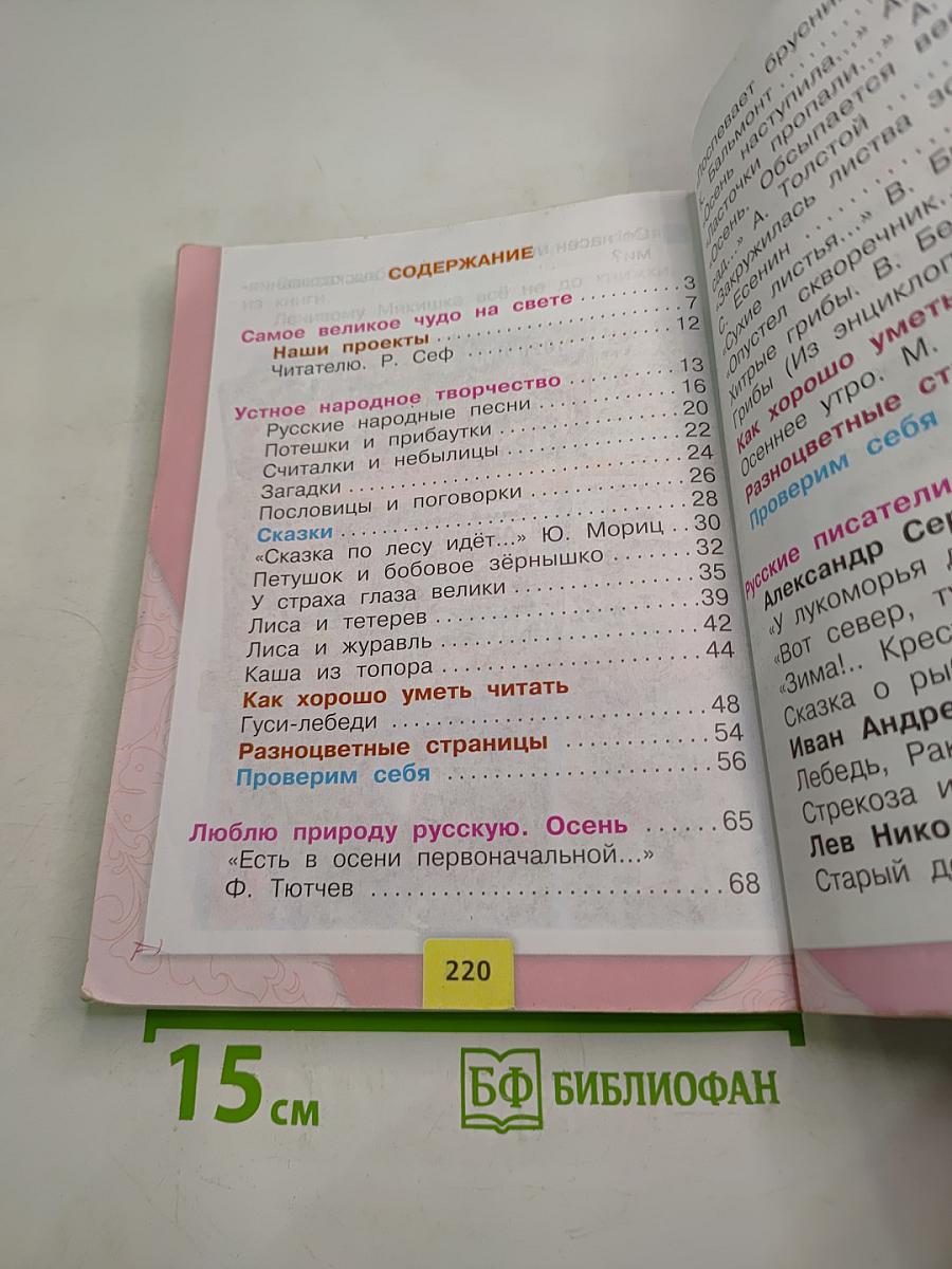 Литературное чтение. 2 класс. Часть 1
