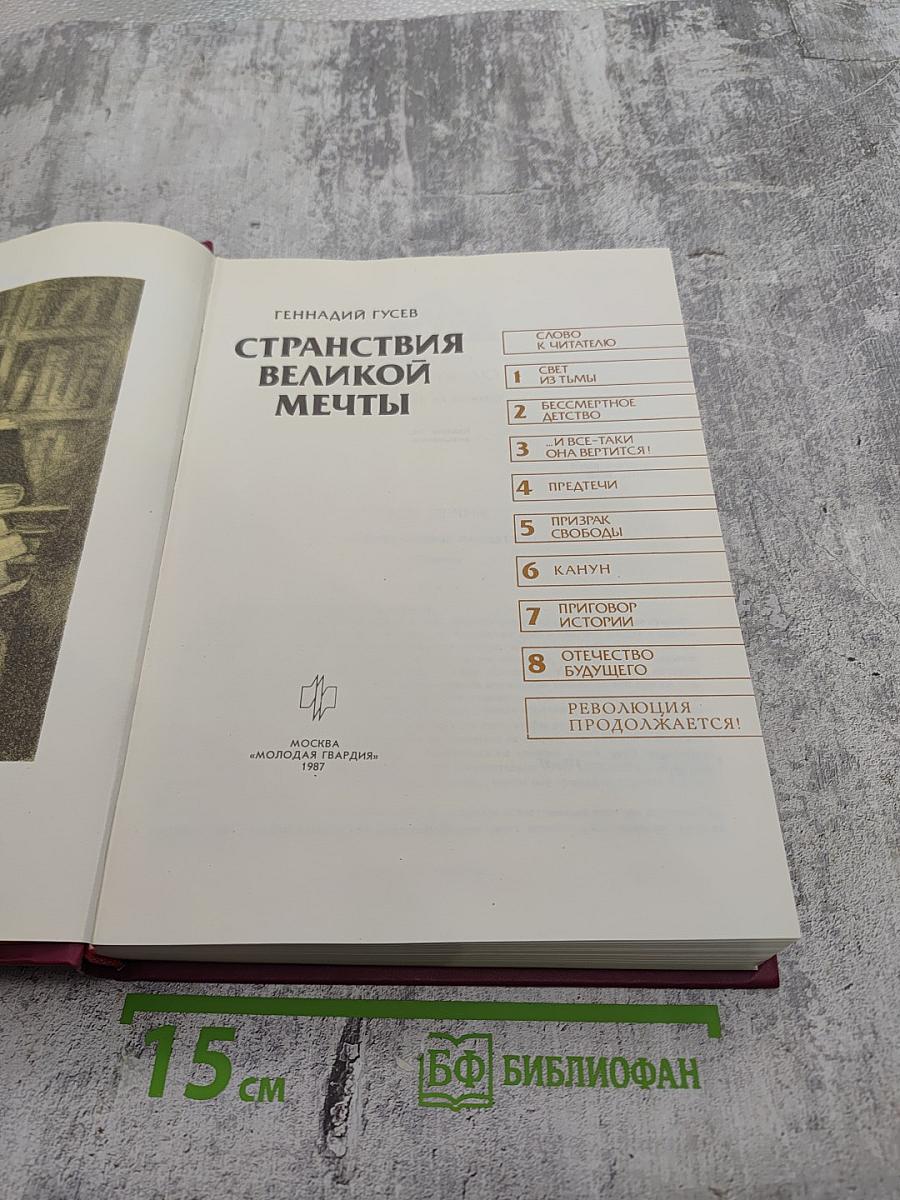 Странствия великой мечты