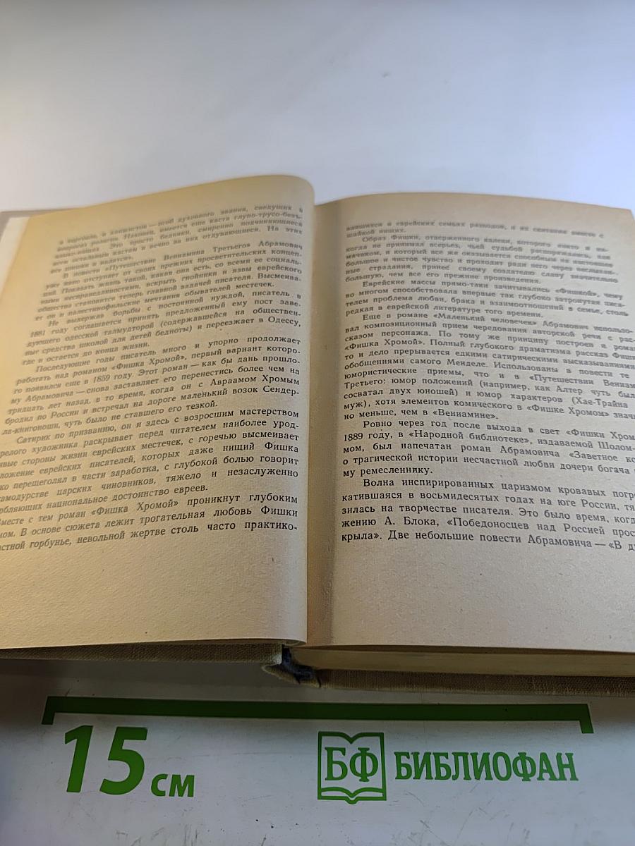 Менделе Мойхер-Сфорим. Маленький человечек. Путешествие Вениамина Третьего. Фишка Хромой