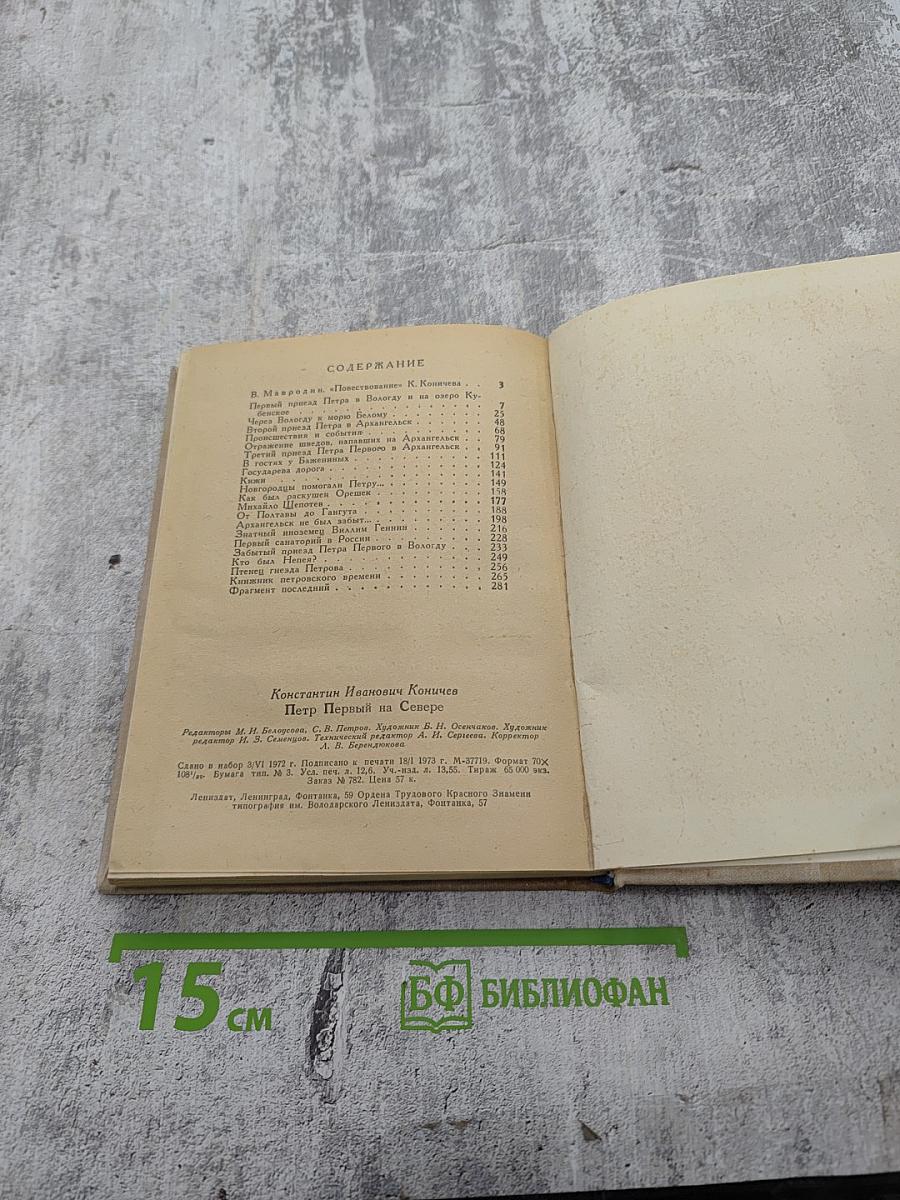 Петр Первый на Севере