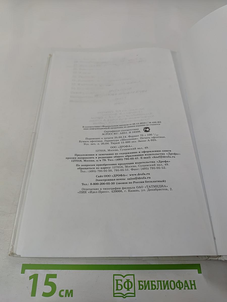 Искусство. Мир и человек в искусстве. 7 класс