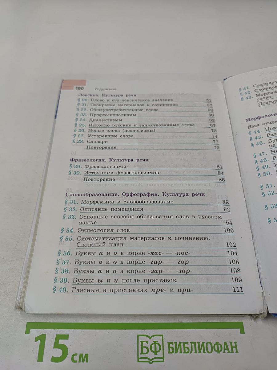 Русский язык 6 класс Часть 1