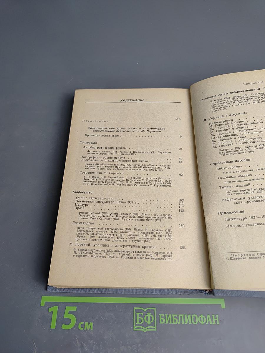 М. Горький. Справочник