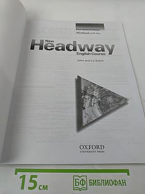 New Headway English Course Pre-Intermediate Workbook with key
