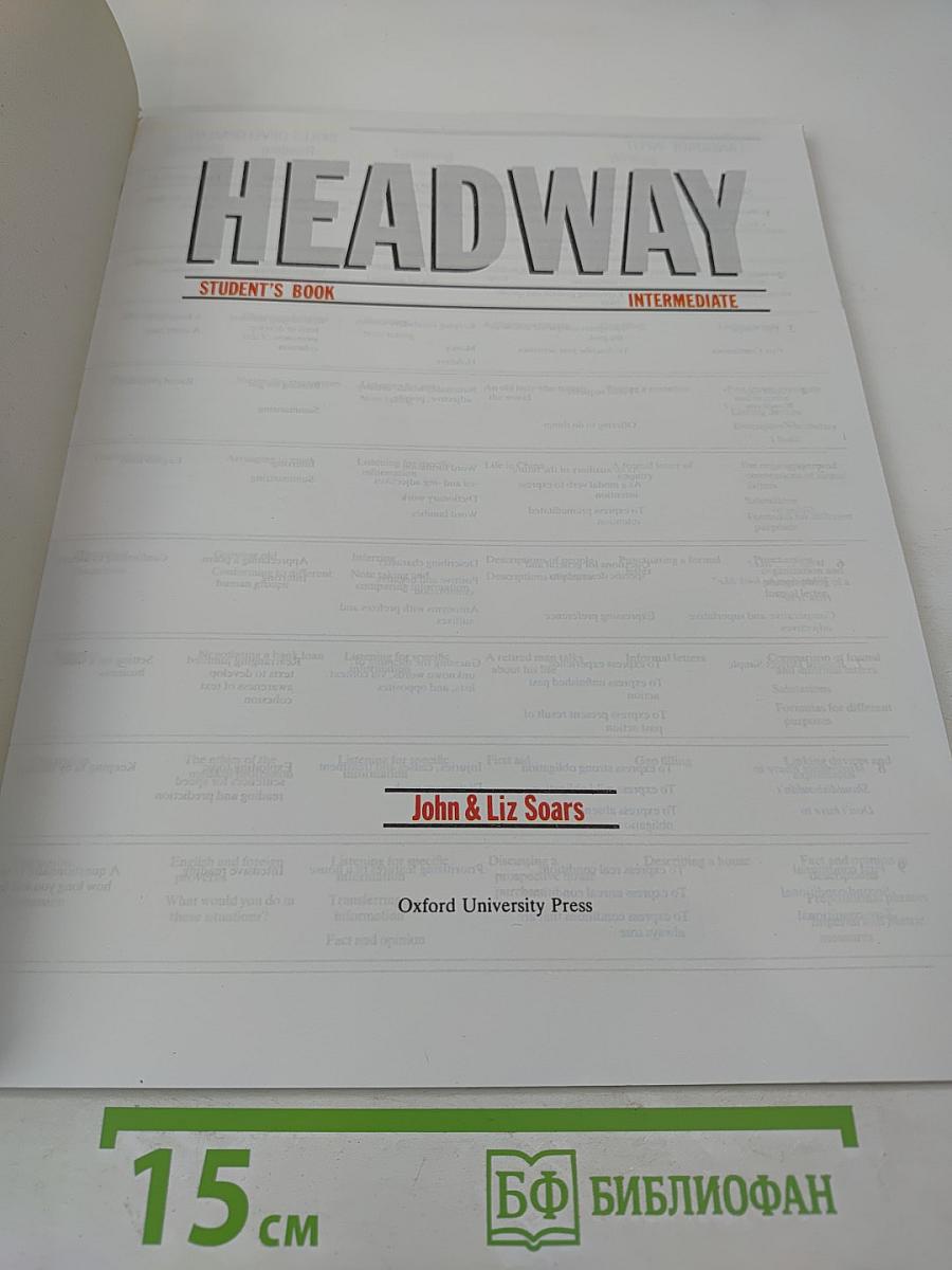 Headway Student's Book Intermediate