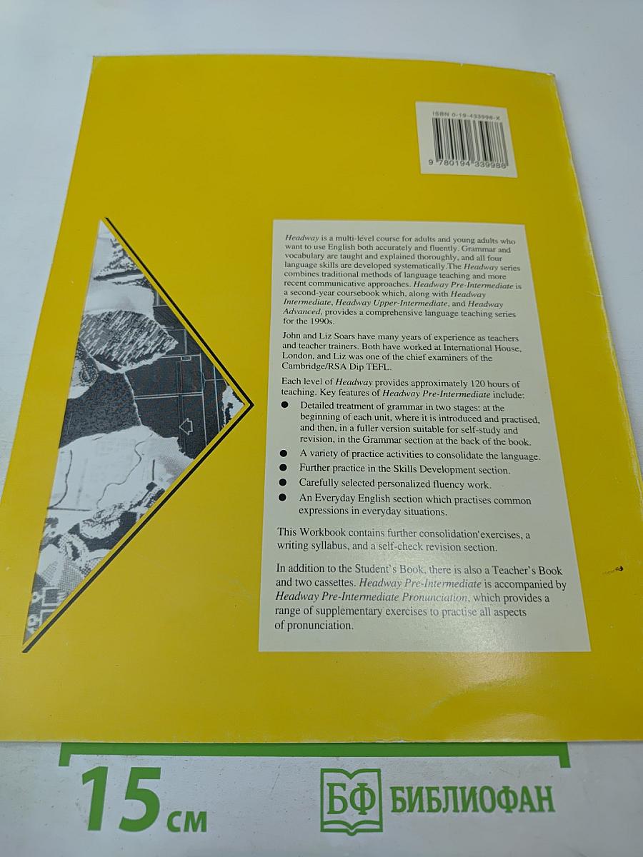 Headway Workbook Pre-Intermediate (Without Key)