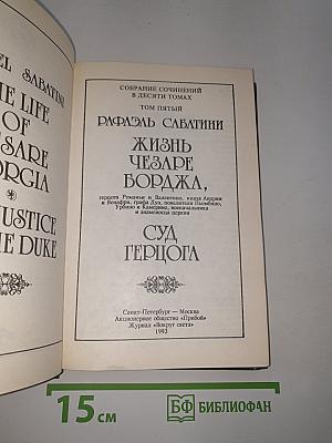 Жизнь Чезаре Борджа, Суд Герцога