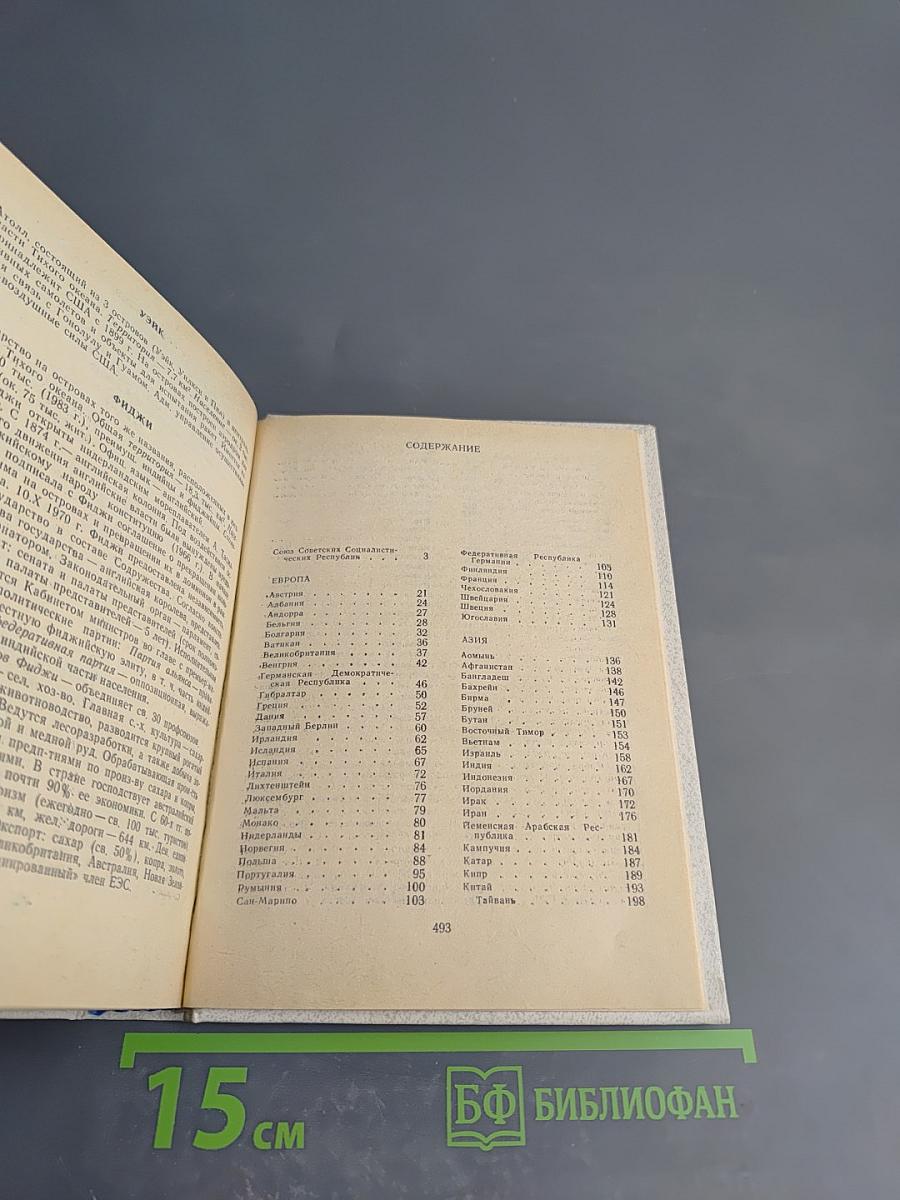 Страны мира. Краткий политико-экономический справочник 1985