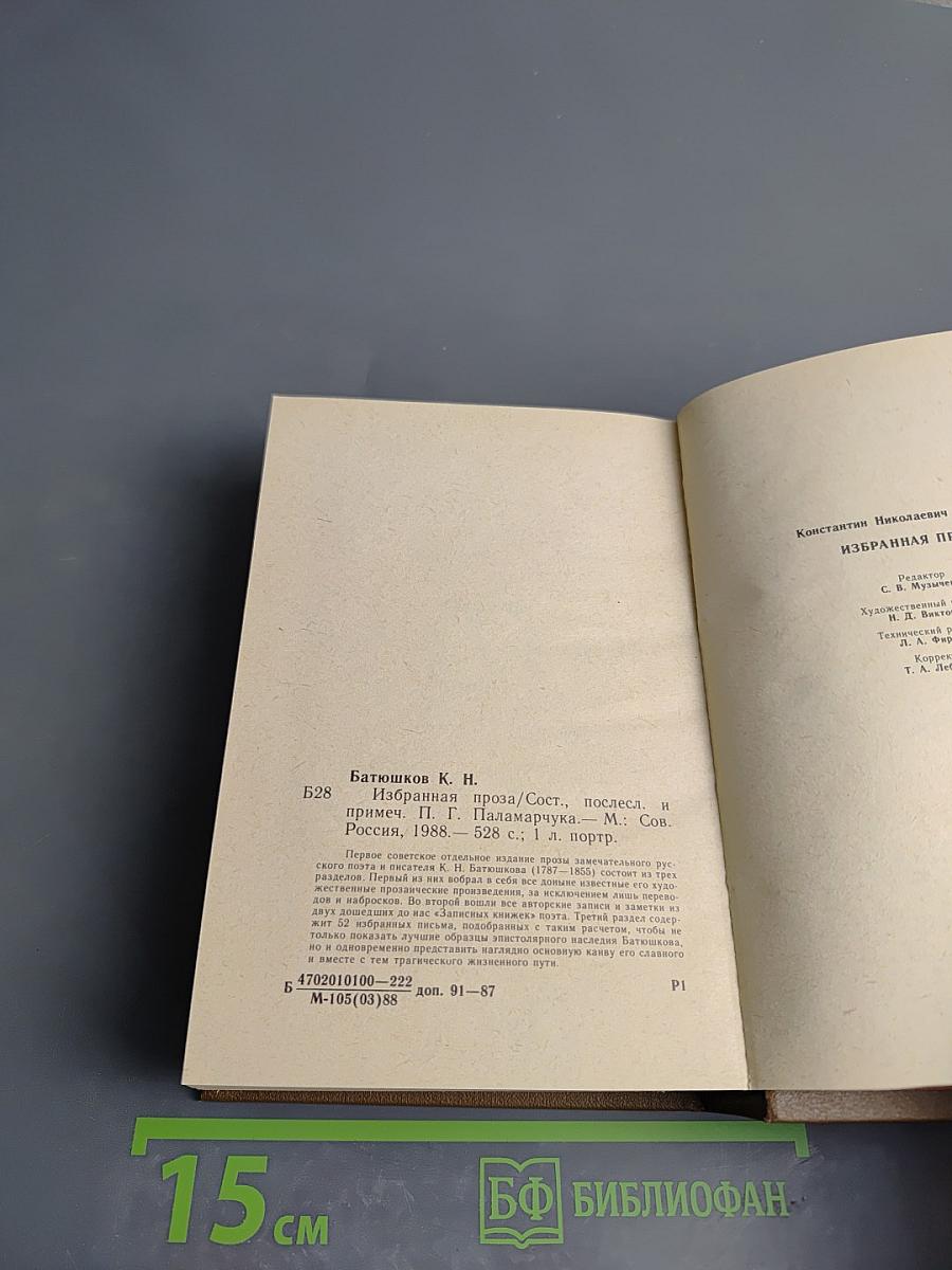 Избранная проза