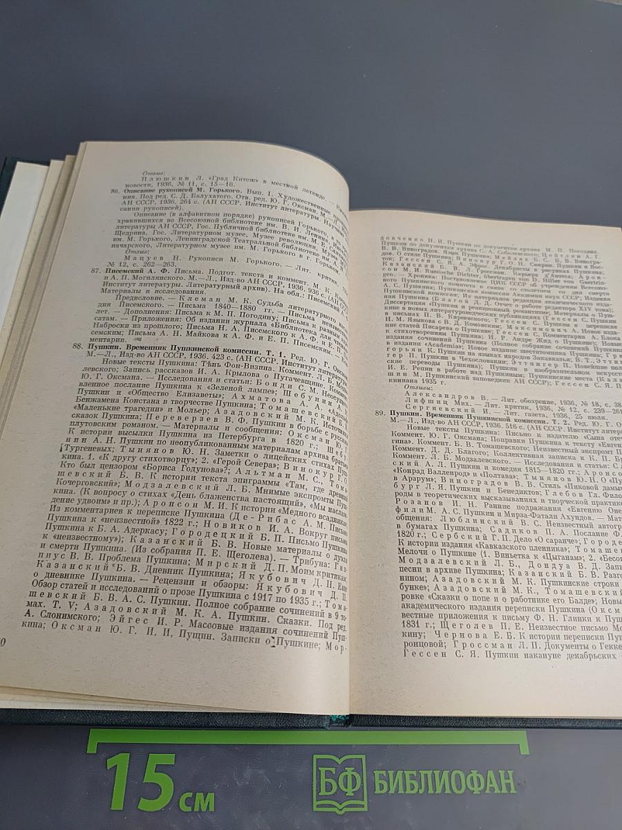 Пушкинский Дом. Библиография трудов