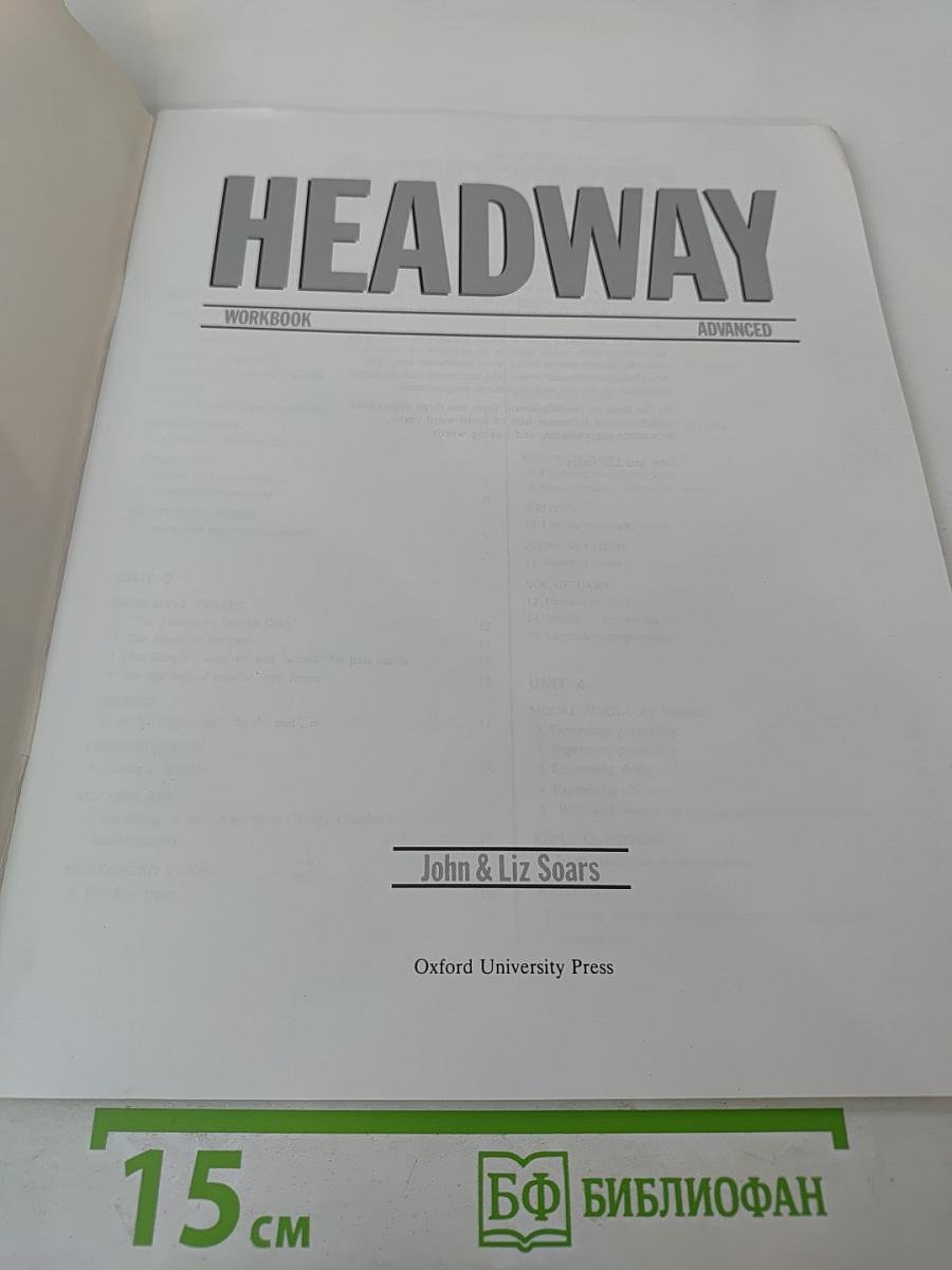 Headway workbook advanced