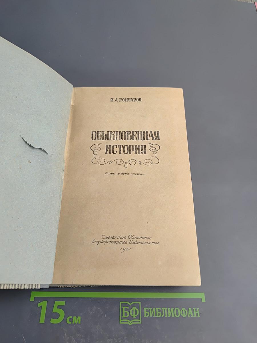 Обыкновенная история